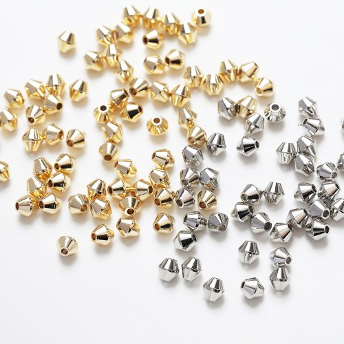 Image de Perles d'espacement dorées 14K - 40 pcs pour bijoux DIY