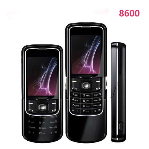 Imagen de Teléfono móvil Original 8600 Luna reacondicionado, teclado hebreo rusa árabe de cuatro bandas GSM desbloqueado, hecho en 2007 en Alemania