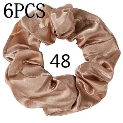 Image de Chouchous Satinés - Lot de 6 pour Cheveux