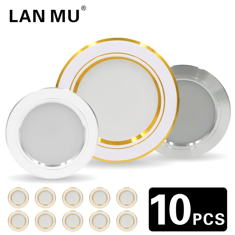 Bild von LED Einbauleuchten Set – Kalt- & Warmweiß, 5W bis 18W