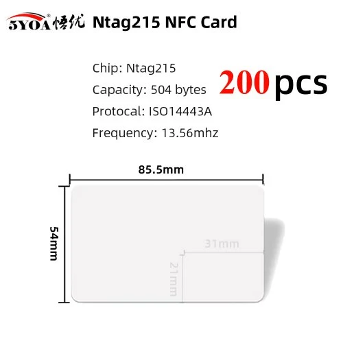 200pcs Card215