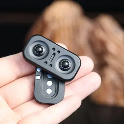 Image de Hibou Fidget Push Slide - Jouet Anti-Stress Métal