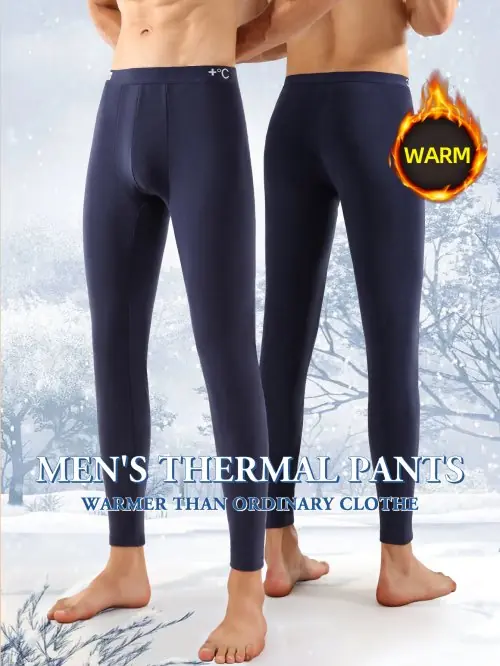 Image de Leggings Thermiques Homme - Doux, Extensibles & Coupés Cintrés