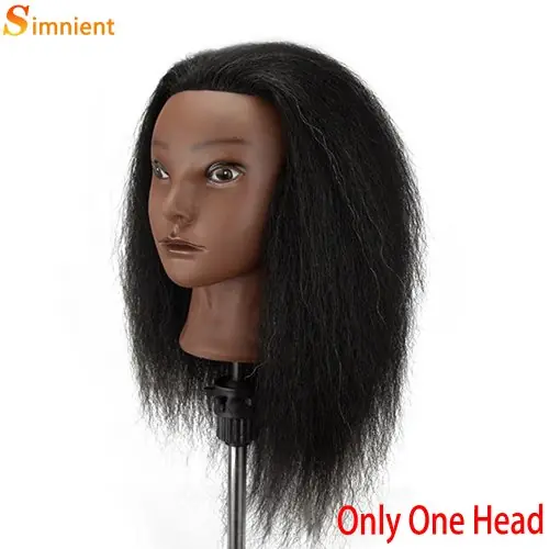 Image de Tête de Mannequin Africain pour Coiffure et Tressage