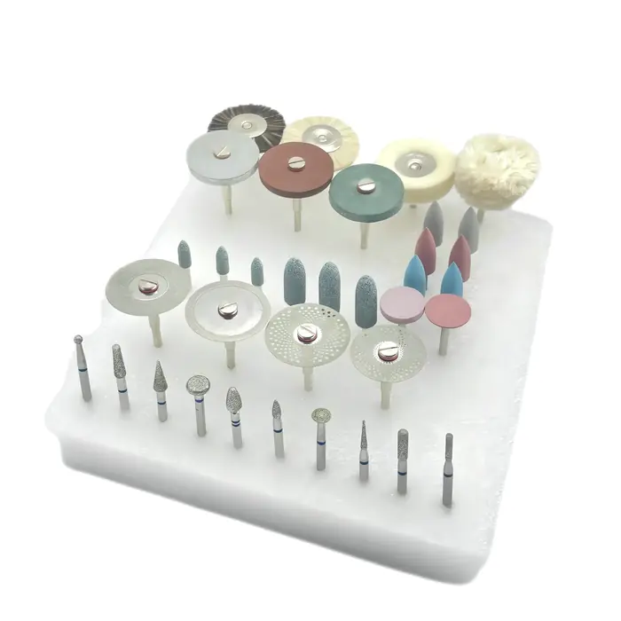 Image de Kit Dentaire Pro 35 Pièces - Meulage & Polissage Céramique