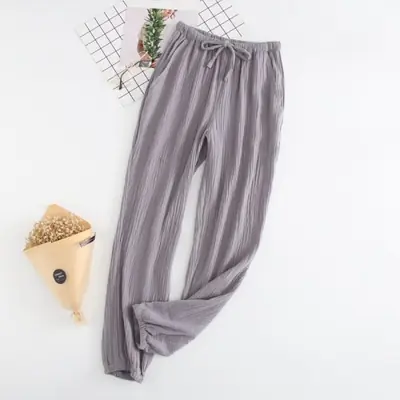 Image de Pyjama Japonais Confortable en Coton Lavé