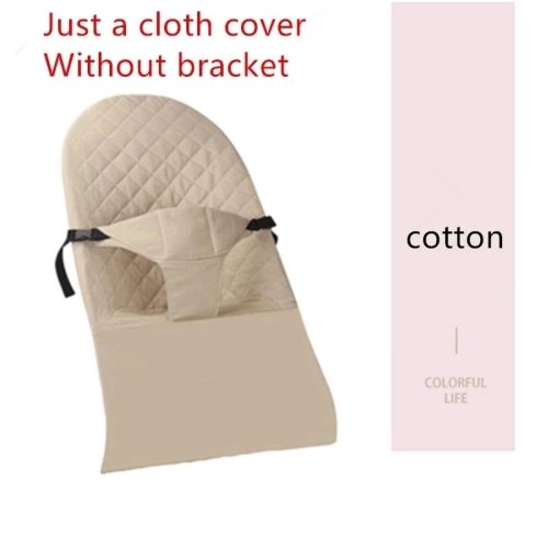 Bild von Baby-Schaukelstuhl Tuch-Abdeckung aus Baumwolle – Khaki, Universal & Weich