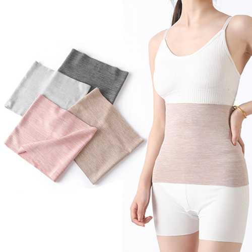 Image of Premium Velvet Waist Support for Women – Elastic Back & Abdomen Compression Belt for Yoga, Fitness, and Cold Weather Warmth