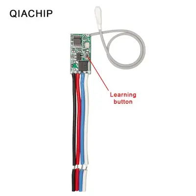 Image de Commutateur Sans Fil 433 MHz - Mini Récepteur & Télécommande LED