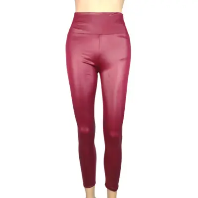 Image de Leggings Taille Haute Faux Cuir - Tendance & Sexy