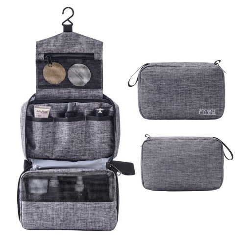 Immagine di Borsa Cosmetici Pieghevole con Appendiabiti – Organizzatore da Viaggio per Uomo e Donna