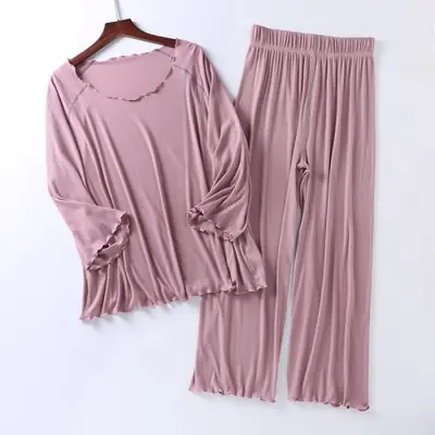 Image de Pyjama Femme Modale Soie - Confort Été 2026
