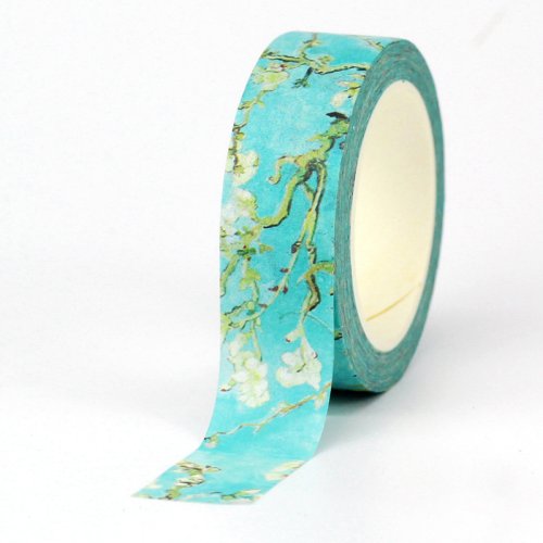 Zdjęcie Nowy 1PC dekoracyjne piękne kwiatowe liście zestaw taśm Washi DIY Scrapbooking Journaling samoprzylepna taśma maskująca śliczne Papeleria