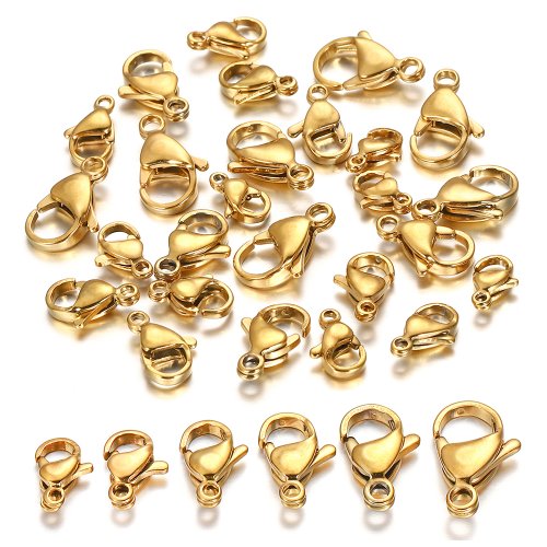 Imagen de Cierres de Langosta Dorados para Joyería DIY