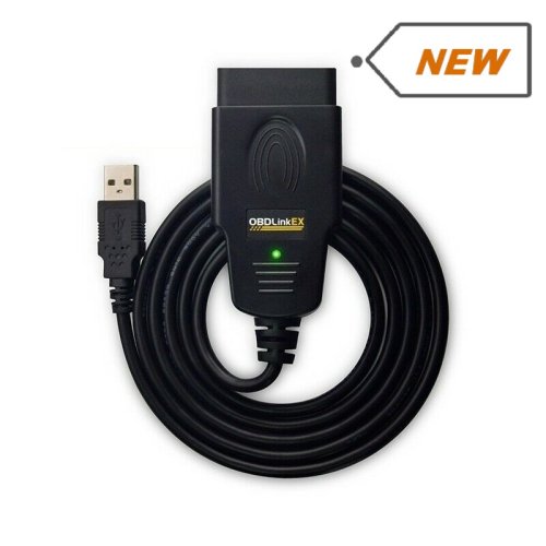 Imagen de Herramienta de escaneo OBDLink EX FORD FORSCAN OBD2, USB, OBDwiz, Software de diagnóstico automático Pro, Compatible con MultiECUScan, ForScan