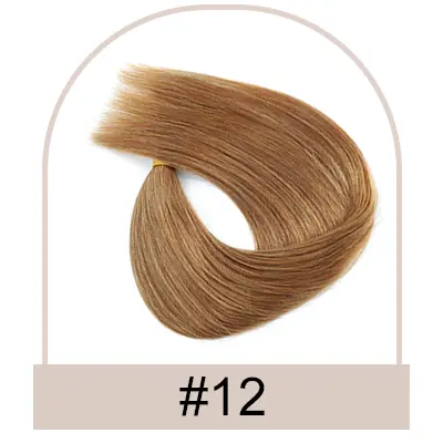 Image de Extensions cheveux humains Remy précollées, 50 capsules droites