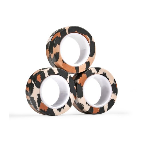 Imagen de 3 uds anillos magnéticos para dedo, juego de juguetes coloridos, imanes para adultos, anillos girato...