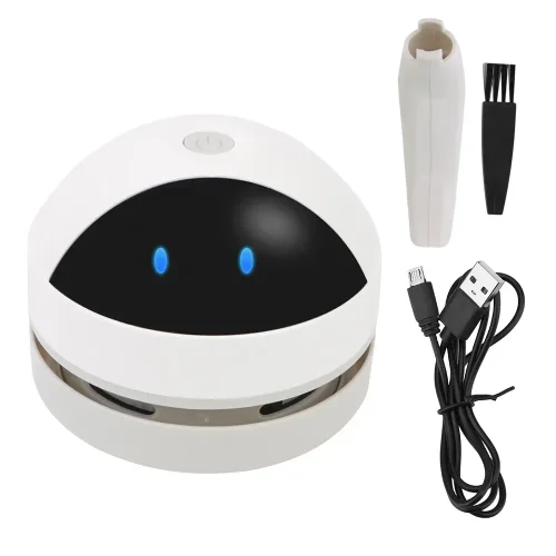 Afbeelding van Mini Stofzuiger Draagbare Bureau Tafel Stof Vacuüm USB Handheld Tafelveger Haar Potlood Kruimels Reinigingsgereedschap Stofzuiger