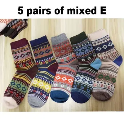 Image de Chaussettes Hommes Hiver Chauffantes - Style Harajuku
