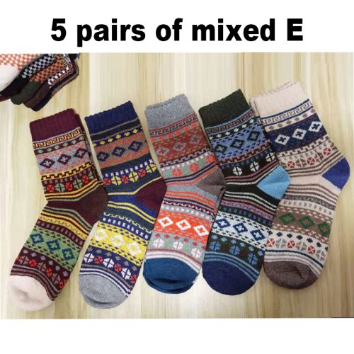 Image de Chaussettes Hommes Hiver Chauffantes - Style Harajuku