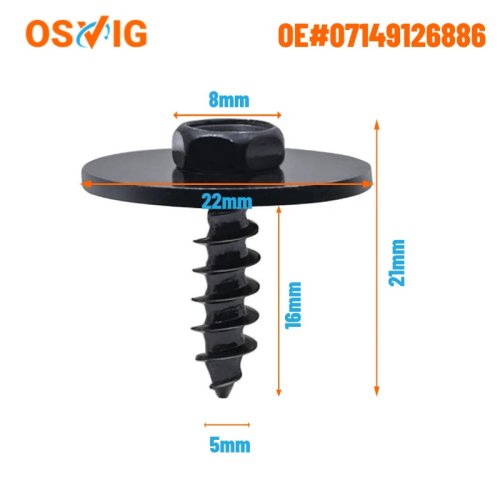 Image of Premium 20-Piece Automotive Fastener Kit – OEM-Grade Screws for BMW & MINI Bumper, Fender, Splash Shield & Radiator Support