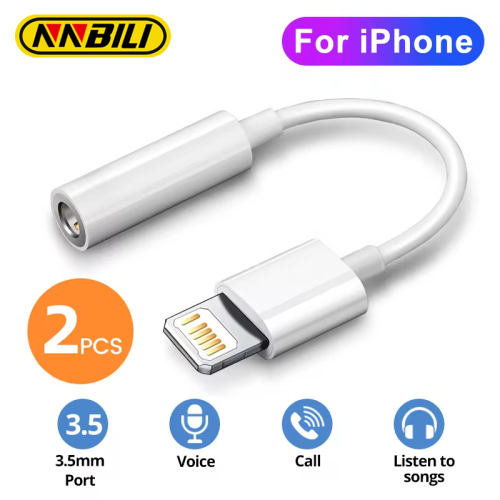 Image de Adaptateur Audio 3.5mm pour iPhone - Casque & Micro
