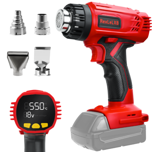 Image de Pistolet Thermique Sans Fil 18V - Chauffage Rapide & Précision