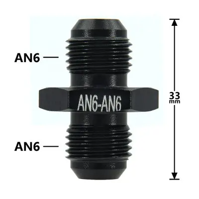 Adaptateur Tuyau Carburant Alu AN6-AN12 à M14-M18 - Raccord Fileté