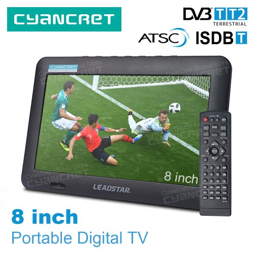 Image de TV Portable 8 Pouces DVB-T2 - Mini Télévision Numérique & Analogique