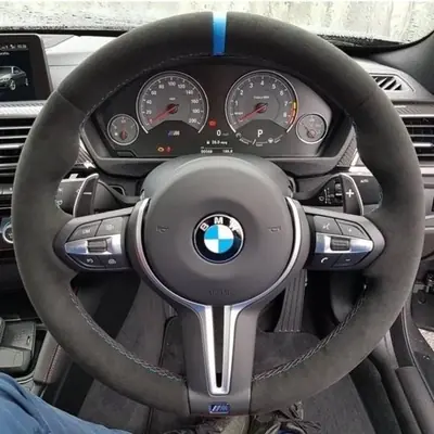 Image de Housse de Volant Cuir Suédé Premium pour BMW M Series