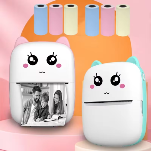 Bild von Tragbarer Mini-Thermoprinter – Kabellos & Kompatibel mit Android & iOS