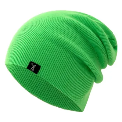 Image de Bonnet Tricoté Multicolore avec Lettre - Unisexe