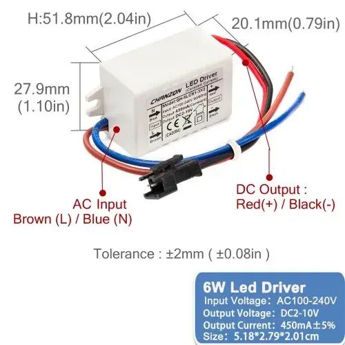 450mA DC2-10V