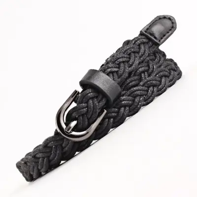 Image de Ceinture Tressée en Cuir - Style Décontracté pour Femme