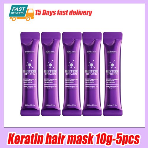 Immagine di Maschera Capelli Naturale con Cheratina Magica - Riparazione Istantanea in 5 Secondi, Capelli Morbidi, Lisci e Lucidi, Trattamento Profondo Idratante per Capelli Danni e Crespi