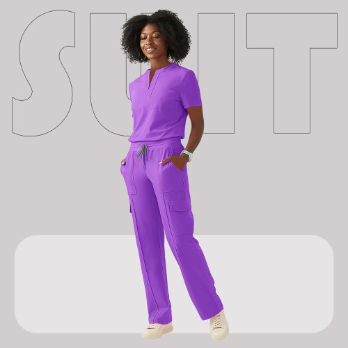 Imagen de Nueva ropa de trabajo de dentista, uniforme médico suave para mujer, ropa de trabajo para tienda de ...