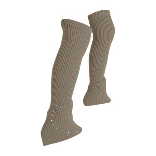 Immagine di Scaldamuscoli da Pattinaggio in Maglia Lunga Sopra il Ginocchio – Stile Moda con Dettagli Decorativi e Massimo Comfort