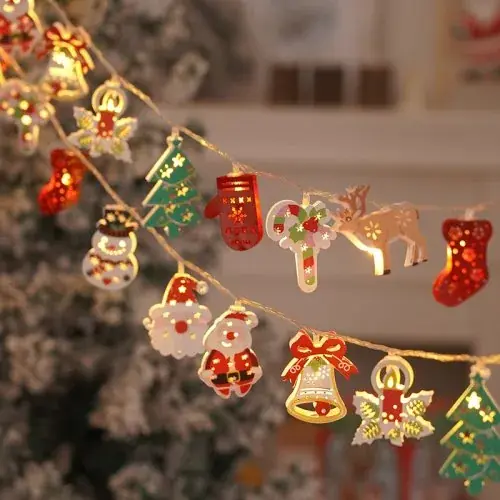 Image de Guirlande Lumineuse Cerf & Neige - Décoration Noël Magique