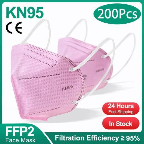 KN95-200PCS-rosa