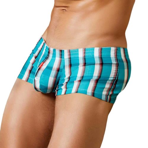Afbeelding van Comfortabele Herenboxershorts van Katoen met Plaid Motief – Hoge Kwaliteit, Losse Fit en Ideaal voor Dagelijks Gebruik