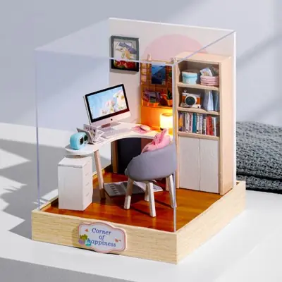 Kit Maison de Poupée en Bois - Puzzle 3D à Assembler