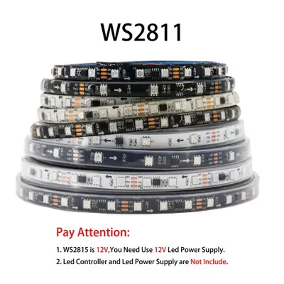 Bande LED RGB Intelligente WS2812B - Contrôle Individuel des Pixels