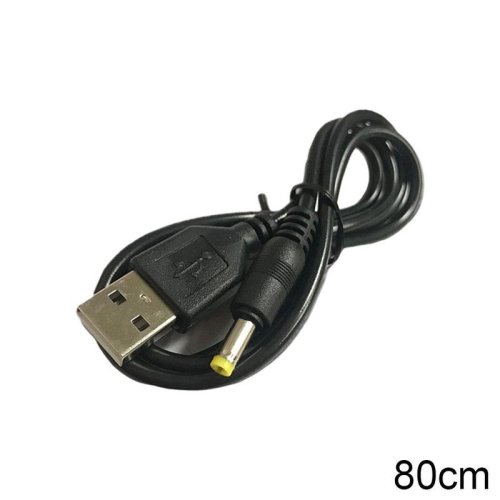 Zdjęcie 1szt 80cm 5V Kabel do ładowania USB na DC Przewód do ładowania 4.0x1.7mm Wtyczka 5V 1A Kabel do ładowania PSP 1000/2000/3000