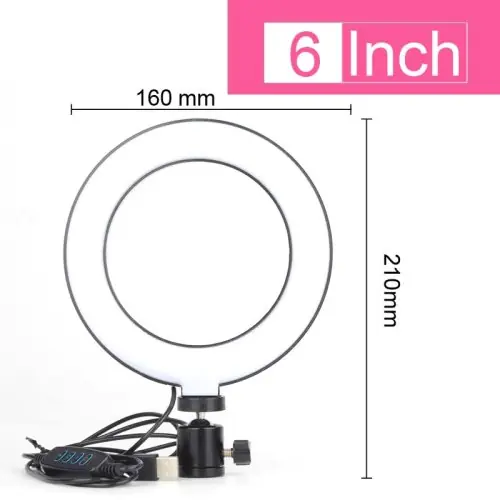 Image de Anneau Lumineux Pro 14 Pouces - RGB + 3CCT avec Trépied