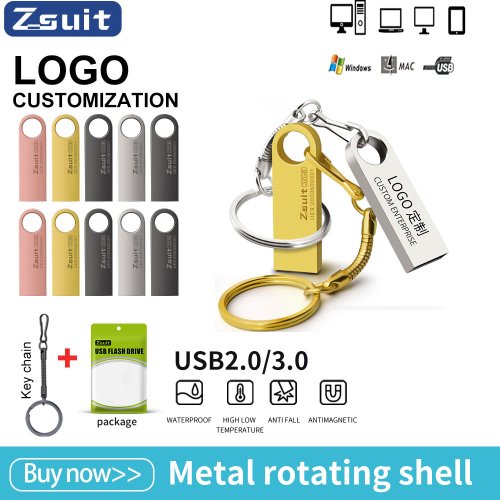 Bild von Wasserdichter Metall-USB-Stick – 32GB bis 256GB mit Logo