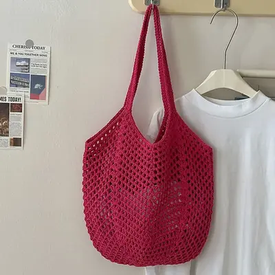 Image de Sac Bandoulière Tressé Grande Capacité - Style Bohème Été