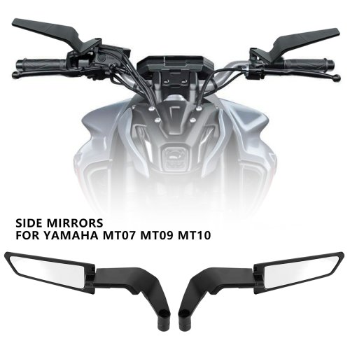 Immagine di Accessori moto Specchi Stealth Winglets Specchio per ruotare Specchi regolabili per YAMAHA MT 03 07 09 R1R3R7 XMAX KTM BMW