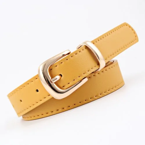 Yellow gold buckle