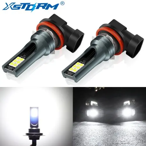 Image de Ampoules LED H8/H11/H16 - Lumière Blanche 6000K