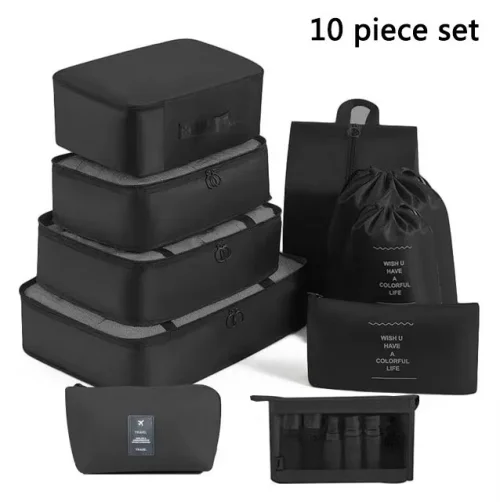 10 piezas Conjunto Negro